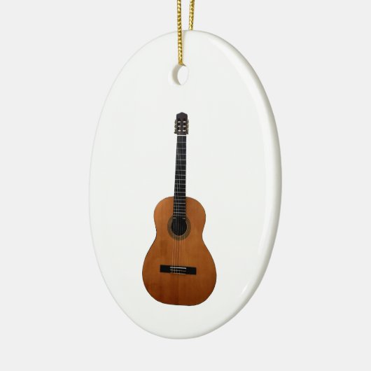 Musical Acoustic Gitarre Weihnachten Keramik Ornament (Links)