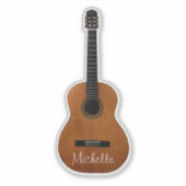 Musical Acoustic Guitar Aufkleber (Vorderseite)