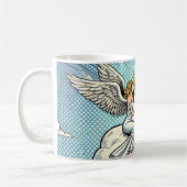 Musical Angel at the piano Kaffeetasse (Links)