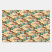 Musical angel playing guitar geschenkpapier set (Vorderseite 3)