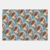 Musical angel playing guitar geschenkpapier set (Vorderseite 2)