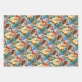 Musical angel playing guitar geschenkpapier set (Vorderseite)