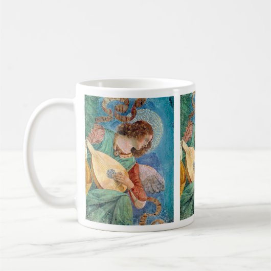 Musical angel playing guitar kaffeetasse (Links)