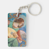 Musical angel playing guitar schlüsselanhänger (Rückseite)