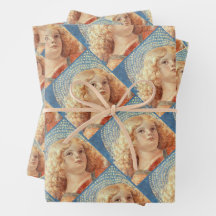 Musical angel playing the violin fresco