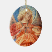 Musical angel playing the violin fresco keramik ornament (Rechts)
