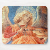 Musical angel playing the violin fresco mousepad (Vorne)