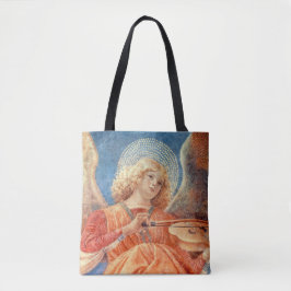 Musical angel playing the violin fresco tasche
