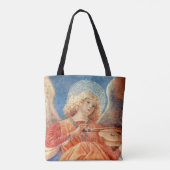 Musical angel playing the violin fresco tasche (Rückseite)