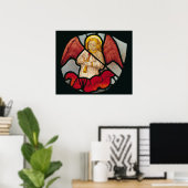 Musical Angel Poster (Heimbüro)