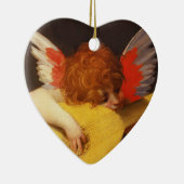 Musical Angel Vintag Heart Keramikornament (Rechts)
