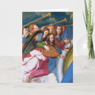 MUSICAL ANGELS FROM THE CORONATION OF THE VIRGIN FEIERTAGSKARTE