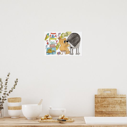 Musical Animals Poster (Küche)