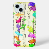 Musical Birds iPhone Case (Rückseite)