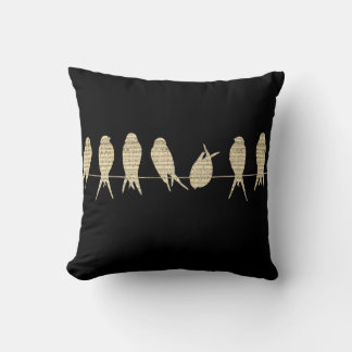 Musical Birds Pillow Kissen