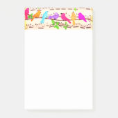 Musical Birds Post-it® Notes Post-it Klebezettel (Vorderseite)