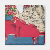 Musical Birthday Kittens Magnet (Vorne)