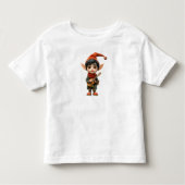 Musical Boy Christmas Elf Kleinkind's T-Shirt (Vorderseite)