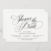 Musical Bridal Dusche Einladung (Vorne/Hinten)