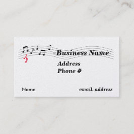 Musical Business Card Visitenkarte