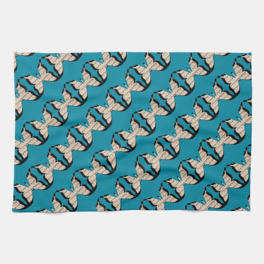 Musical Butterfets Küchentuch (Horizontal)