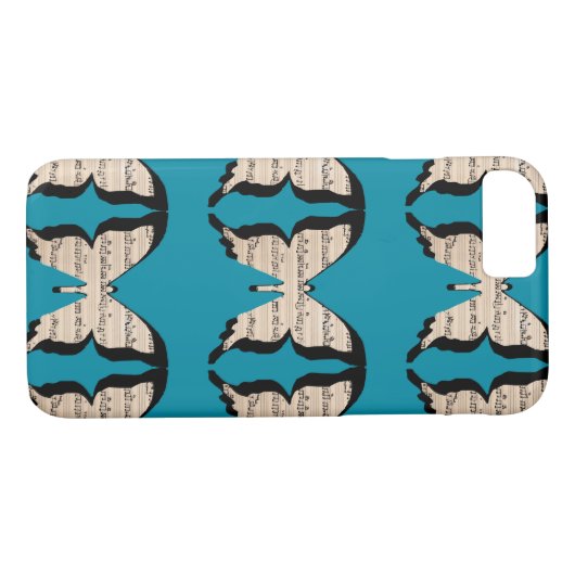 Musical Butterfys Handy Case-Mate iPhone Hülle (Rückseite (Horizontal))