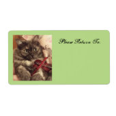 Musical Cat Label von RoseWrites (Vorne)