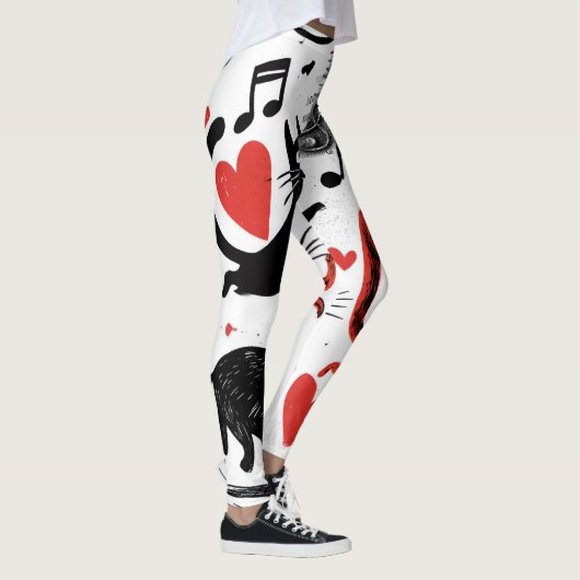 Musical Cat Leggings (Rechts)