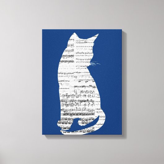 Musical Cat Leinwanddruck (Vorderseite)