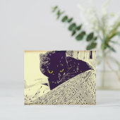 Musical Cat - Postcard Postkarte (Stehend Vorderseite)