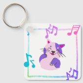 Musical Cat Schlüsselanhänger (Vorderseite)