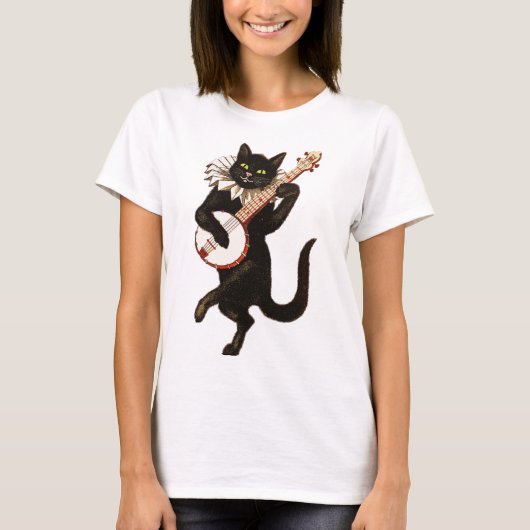 Musical Cat T-Shirt (Vorderseite)