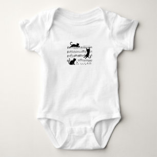 Musical Cats Baby Bodysuit Strampler