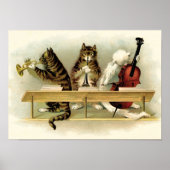 Musical Cats Print Poster (Vorne)