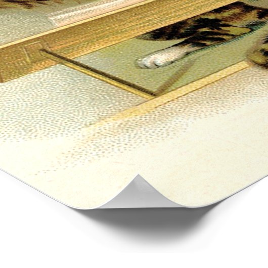 Musical Cats Print Poster (Ecke)