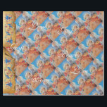 MUSICAL CHRISTMAS ANGEL ,JOY PEACE LIEBE PARCHMENT GESCHENKPAPIER<br><div class="desc">Antiquitätenvioline spielen Engel Blumengemälde mit roten blauen Blumen,  klassische italienische Renaissance Meisterwerke von Melozzo da Forli,  Detail eines Freskos c.1480.</div>