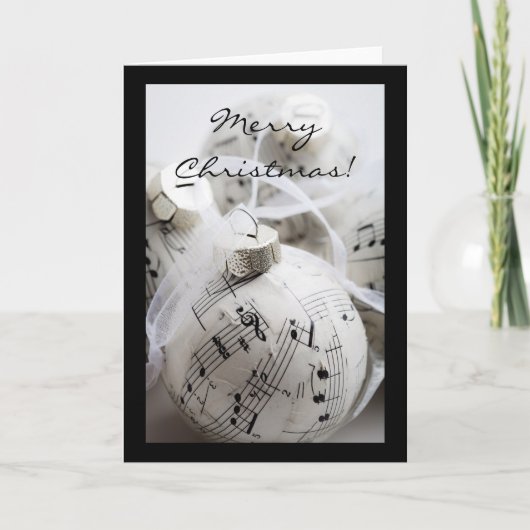 Musical Christmas card Feiertagskarte (Vorderseite)