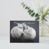 Musical Christmas Feiertagspostkarte (Stehend Vorderseite)