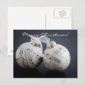 Musical Christmas Feiertagspostkarte (Vorne/Hinten)
