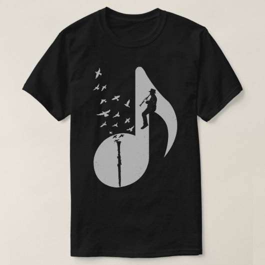 Musical Clarinet T-Shirt (Design vorne)