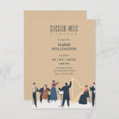 Musical Classic Konzert Einladung (Vorne/Hinten)