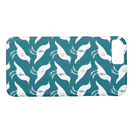 Musical Clef Birds Case-Mate iPhone Hülle (Rückseite (Horizontal))