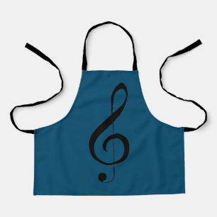Musical Clef Note, Kinder Full Print Schürze