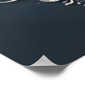 Musical Clef Note Poster (Ecke)
