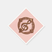 Musical Clef Note Serviette (Ecke)