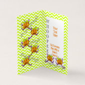 Musical Dancing Halloween Pumpkin Klassenkarte (Innenseite)