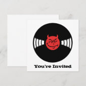 Musical Devil Einladung (Vorne/Hinten)