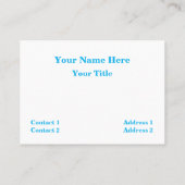 Musical Drums Piano Keys Music Visitenkarte (Rückseite)