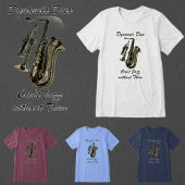 Musical Duo Horn & Sax Jazz Tri-Blend Shirt