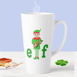 Musical Elf Latte Tasse